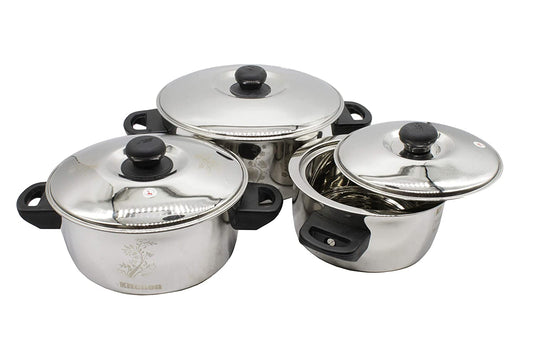 Evasilva Stainless Steel Double Walled Casserole | Hot Box Sets