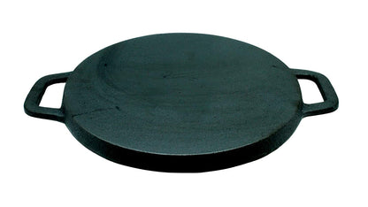 Fe+ Grand Pre-Seasoned Cast Iron Tawa 30 cm Dual Handle