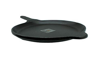 Fe+ Pre-Seasoned Cast Iron Shallow Fry Pan | Omlete Pan (25cm | 9.8 Inch)