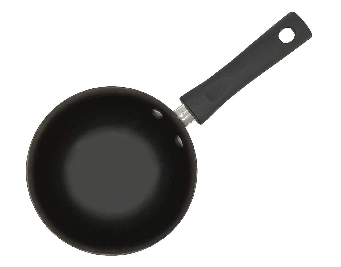 Fe+ Pre-Seasoned Mild Carbon Steel | Iron Tadka Pan 12cm