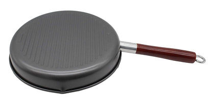 Ceramic Carbon Steel | Light Weight Iron Grill Pan 24 cm