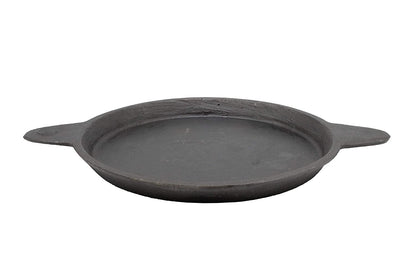 Pre-Seasoned Cast Iron Tawa | Fry pan 25cm | Depth-1.5 Inch (DT)-Induction Compatible