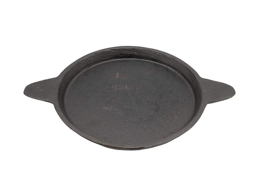 Pre-Seasoned Cast Iron Tawa | Fry pan 25cm | Depth-1.5 Inch (DT)-Induction Compatible