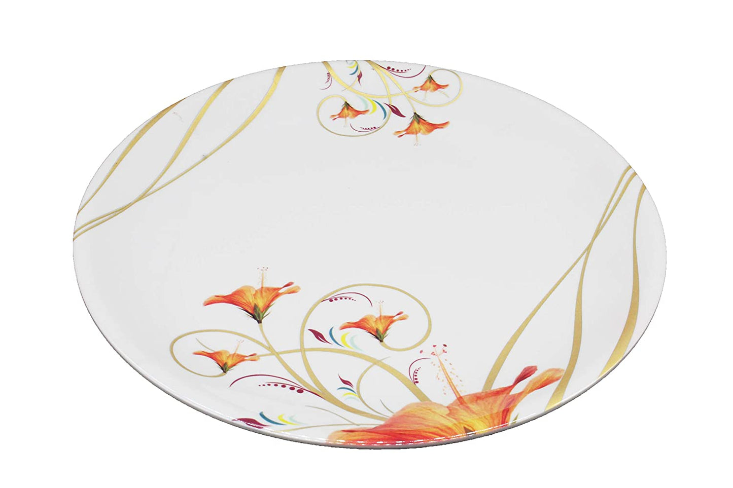 Melamine Pack of 6 Pcs Full Size 11 Inch Plates No.135 (5003)