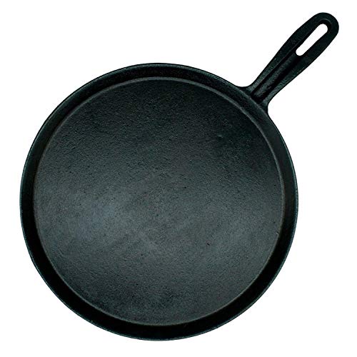 Pre-Seasoned Cast Iron Dosa Tawa 11 inch | 28 cm (Induction Compatible)