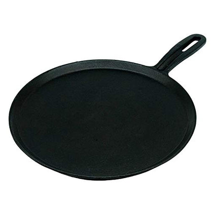 Pre-Seasoned Cast Iron Dosa Tawa 11 inch | 28 cm (Induction Compatible)