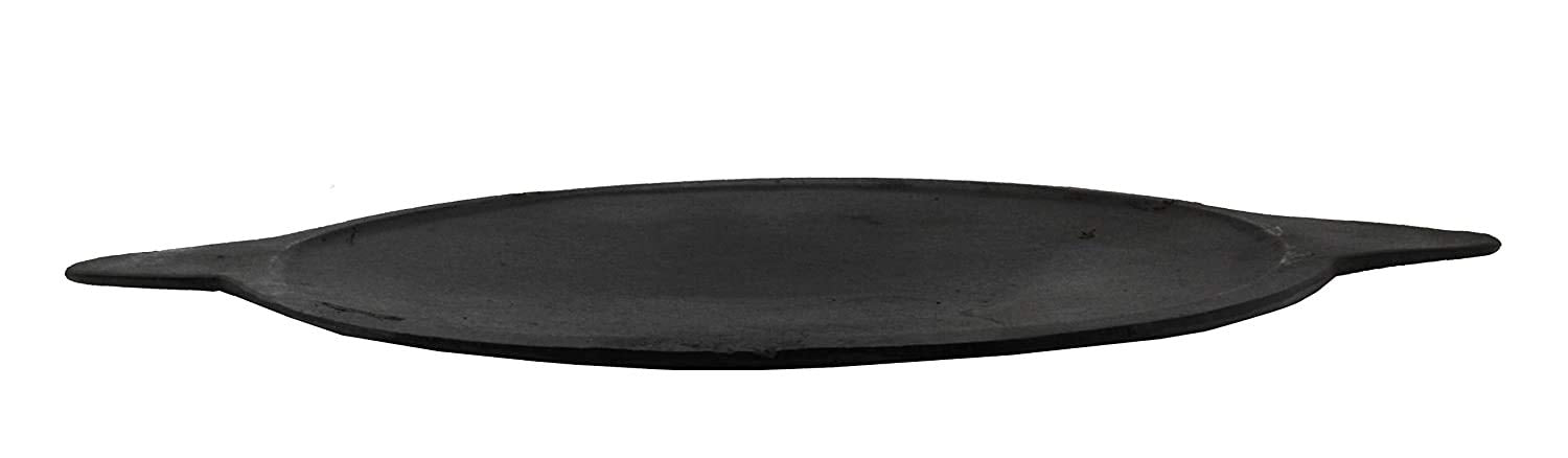 Lohā Cast Iron Pre-Seasoned Dosa Pan, 10 Inches