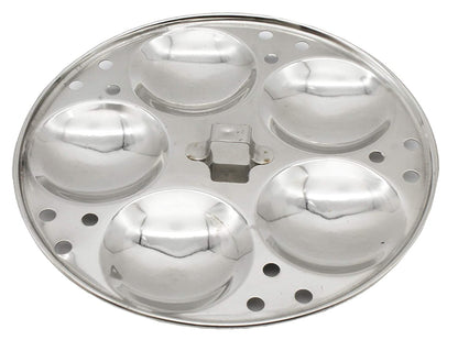 Stainless Steel Idly Panai Induction Base With 3 Idly Plates (13 Idlies)