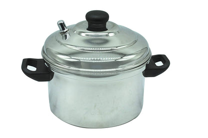Stainless Steel Idli Maker | Cooker (4 Plates | 16 Idlies) (Induction Compatible)