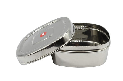Stainless Steel Lunch Box | Dabba 500ml No.1 Small