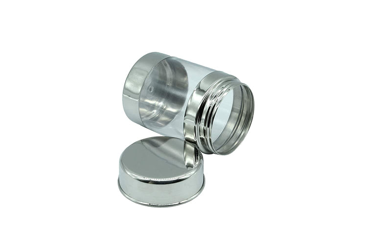 Stainless Steel See Through Canister 1100ml (Set of 2 Pcs)