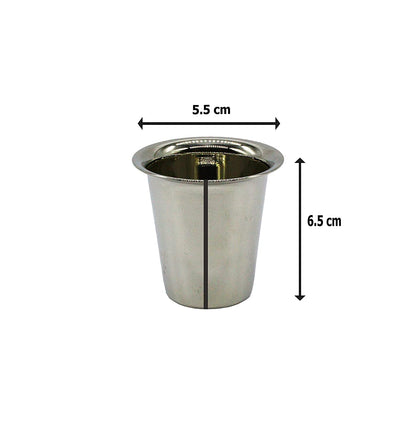 Stainless Steel Tumbler Set of 6 (No:1)-5.5cm