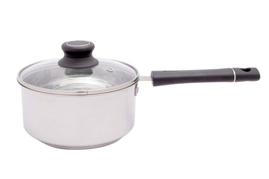 Stainless Steel Triply Sauce Pan | Milk Pan With Lid 16cm
