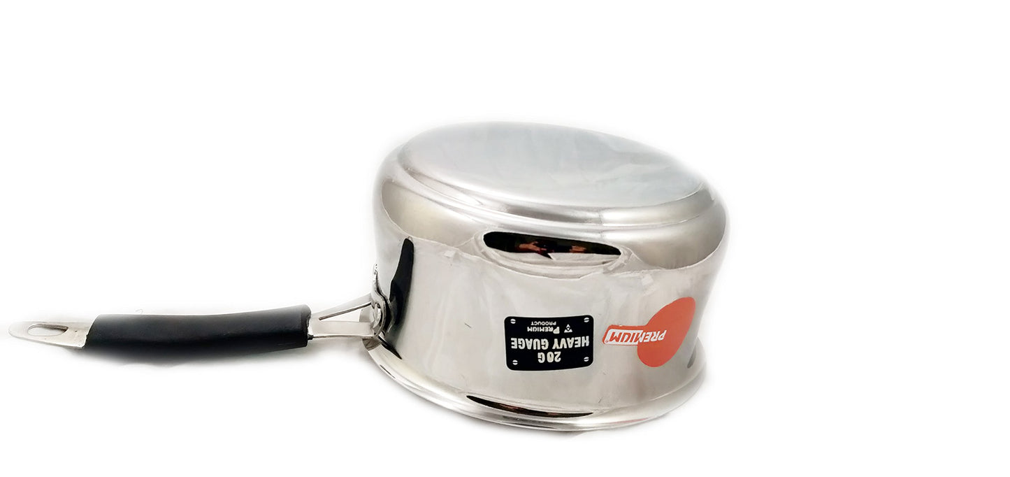 Stainless Steel Premium Belly Sauce Pan 15cm - Heavy Guage