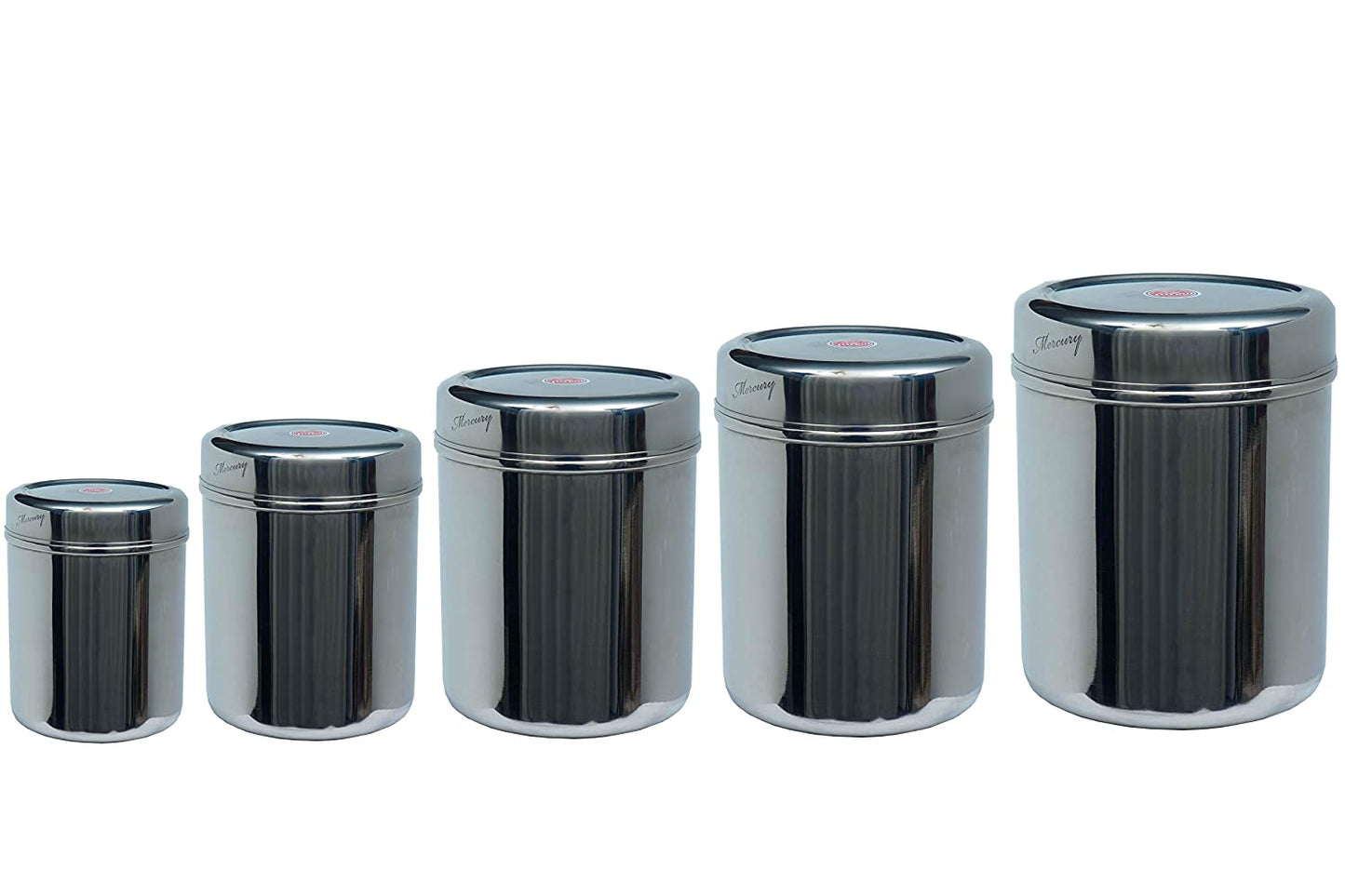 Stainless Steel Canister | Container Set of 5 Pcs