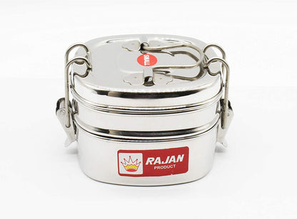 Stainless Steel Lunch Box | Tiffin Box (2 Tier)