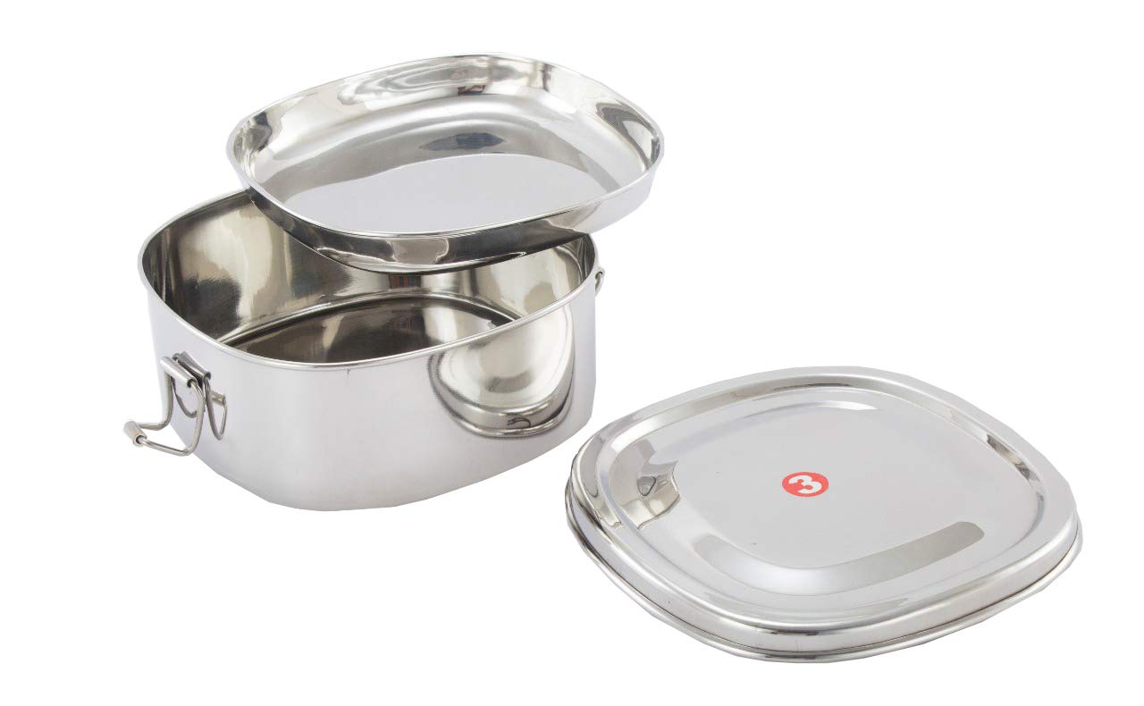 Stainless Steel Lunch Box | Tiffin Box No.3 (Big)