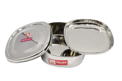 Stainless Steel Lunch Box | Tiffin Box No.3 (Big)