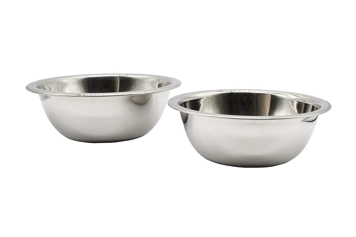 Stainless Steel Mixing Bowls Set Of 2 Pcs ( 3000ml & 5000ml)