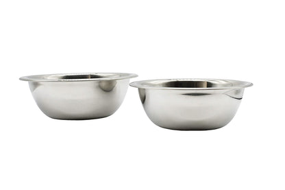 Stainless Steel Mixing Bowls Set Of 2 Pcs ( 3000ml & 5000ml)