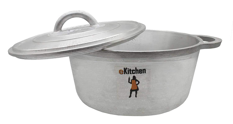 Aluminium Big Cook and Serve Dutch Oven | Cooking Pot | Briyani Pot | Casserole