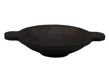 Pre-Seasoned Cast Iron Appam Pan 8 Inch | 20 cm | Depth-4 cm (Without Lid)(Induction Compatible)