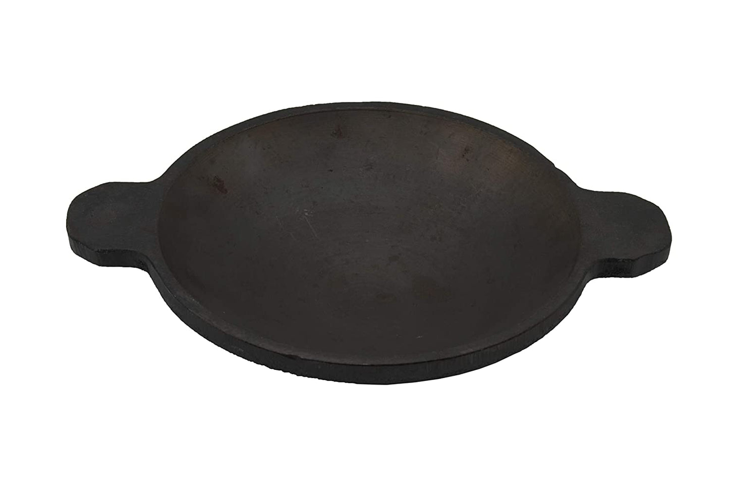 Pre-Seasoned Cast Iron Appam Pan 8 Inch | 20 cm | Depth-4 cm (Without Lid)(Induction Compatible)