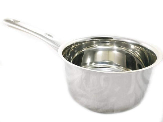 Stainless Steel Induction Based | Sandwich Bottom Sauce Pan (9) - 1 Litre (14.5cm)