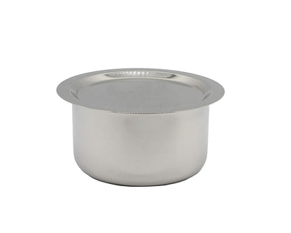 Stainless Steel Tope Set of 2 With Suitable Lid (18cm,19cm)