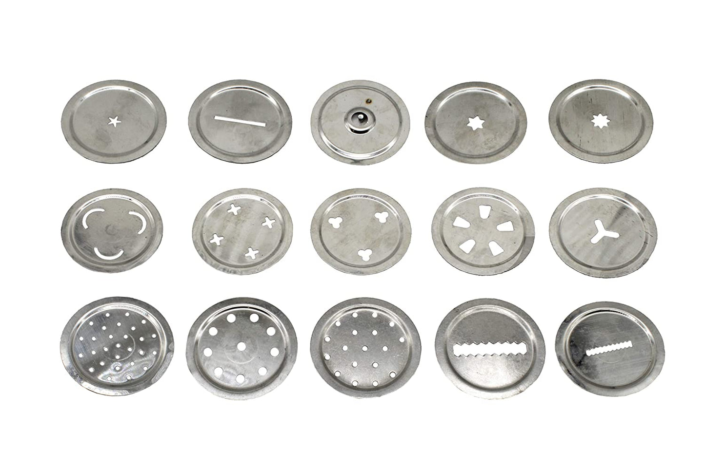Stainless Steel Murukku Maker | Kitchen Press | Murukku Presser With Different Shape 15 Jali Plates and 6 Icing Nozzles