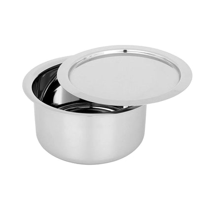 Stainless Steel Tope Set of 3 With Suitable Lid (14cm,15cm,16cm)