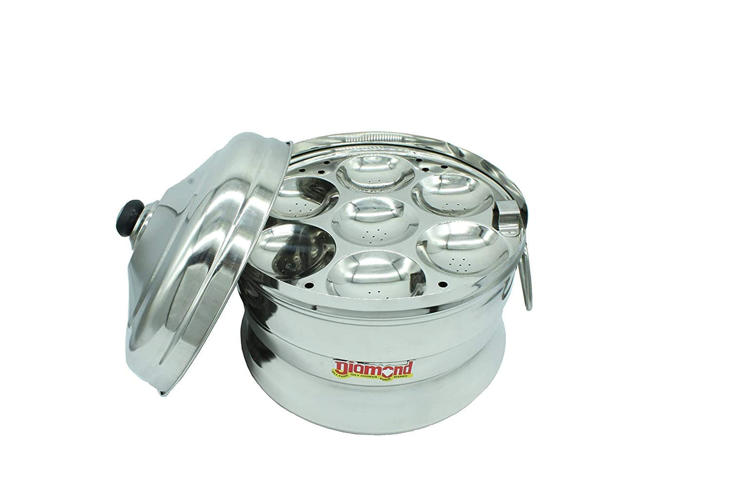 Stainless Steel Idly Pot (Panai) 9 idly (3 Idly plates | 1 steamer plate | 1 Mini idly plate )