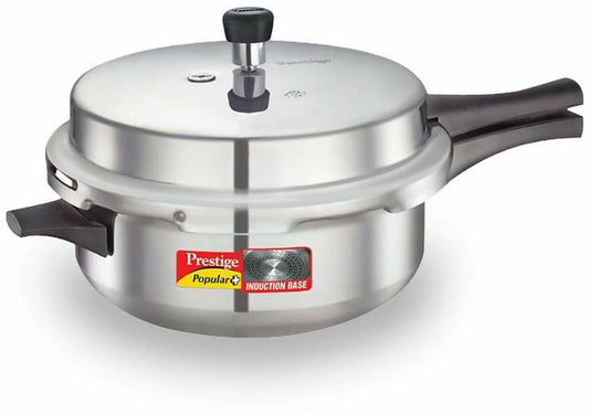 Prestige Popular Plus Senior Deep Pan 6 Litres Induction Bottom Aluminium Pressure Cooker - 10212