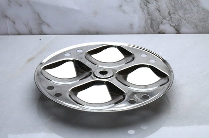 Stainless Steel Different Shapes Idli Plates with Stand 5 Plates