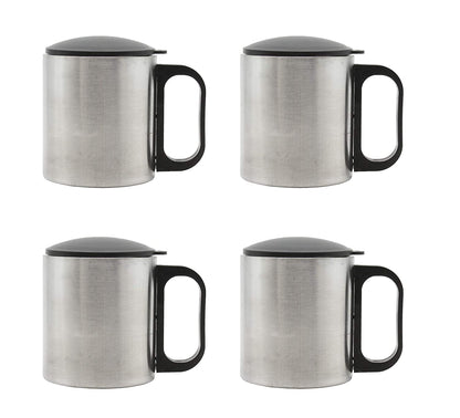 Double Walled Stainless Steel Coffee Cups | Mugs with Lid